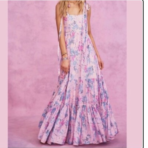 LoveShackFancy Burrow Floral Silk Blend Dress
Whispering Lilac - Picture 11 of 13